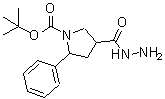 CAS#: 885277-93-0， 2-Methyl-2-propanyl 4-(hydrazinocarbonyl)-2-phenyl-1-pyrrolidinecarboxylate