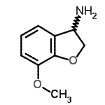 CAS#: 885278-21-7， 7-Methoxy-2,3-dihydro-1-benzofuran-3-amine