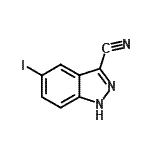 CAS#: 885278-27-3， 5-Iodo-1H-indazole-3-carbonitrile