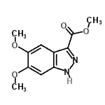 CAS#: 885279-34-5， Methyl 5,6-dimethoxy-1H-indazole-3-carboxylate