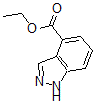 structure of CAS# 885279-45-8, 1H-Indazole-4-carboxylic Acid Ethyl Ester;1H-Indazole-4-Carboxylic Acid Ethyl Ester;ETHYL 1H-INDAZOLE-4-CARBOXYLATE