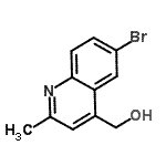 CAS#: 885279-63-0， (6-Bromo-2-methyl-4-quinolinyl)methanol