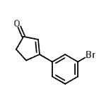 CAS#: 885323-01-3， 3-(3-bromophenyl)cyclopent-2-en-1-one