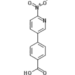 CAS#: 885476-90-4， 4-(6-Nitro-3-pyridinyl)benzoic acid