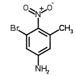 CAS#: 885523-78-4， 3-Bromo-5-methyl-4-nitroaniline