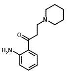 CAS#: 88580-19-2， 1-(2-Aminophenyl)-3-(1-piperidinyl)-1-propanone