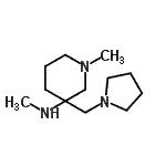 CAS#: 885951-11-1， N,1-Dimethyl-3-(1-pyrrolidinylmethyl)-3-piperidinamine