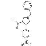 CAS#: 885958-95-2， 1-Benzyl-4-(4-nitrophenyl)-3-pyrrolidinecarboxylic acid
