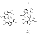 CAS#: 886061-48-9， cuprous 1,3-bis(2,6-diisopropylphenyl)imidazole tetrafluoroborate
