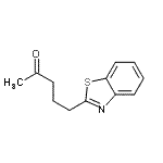 CAS#: 88611-57-8， 5-(1,3-Benzothiazol-2-yl)-2-pentanone