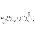 CAS#: 886364-58-5， Methyl 2-methyl-3-[3-({[(2-methyl-2-propanyl)oxy]carbonyl}amino)-1-azetidinyl]propanoate