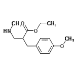 CAS#: 886366-05-8, Ethyl 2-(4-methoxybenzyl)-3-(methylamino)propanoate