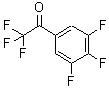 structure of CAS# 886369-68-2, 2,2,2-Trifluoro-1-(3,4,5-trifluorophenyl)ethanone;2,2,2,3',4',5'-Hexafluoroacetophenone;MFCD01319994