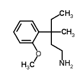 CAS#: 886685-28-5， 3-(2-Methoxyphenyl)-3-methyl-1-pentanamine