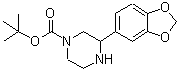 CAS#: 886769-95-5， 2-Methyl-2-propanyl 3-(1,3-benzodioxol-5-yl)-1-piperazinecarboxylate