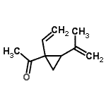 CAS#: 88711-70-0， 1-(2-Isopropenyl-1-vinylcyclopropyl)ethanone