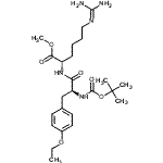 CAS#: 88718-86-9， Methyl O-ethyl-N-{[(2-methyl-2-propanyl)oxy]carbonyl}-L-tyrosyl-N<sup>6</sup>-(diaminomethylene)-L-lysinate