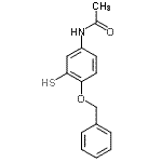 CAS#: 887352-92-3， N-[4-(Benzyloxy)-3-sulfanylphenyl]acetamide