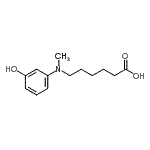CAS#: 887353-92-6， 6-[(3-Hydroxyphenyl)(methyl)amino]hexanoic acid