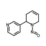 structure of CAS# 887407-16-1, 1-Nitroso-1,2,3,6-tetrahydro-2,3'-bipyridine;(R,S)-N-Nitrosoanatabine;Anatabine, N-nitroso