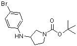 CAS#: 887578-11-2， 2-Methyl-2-propanyl 3-[(4-bromophenyl)amino]-1-pyrrolidinecarboxylate