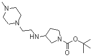 CAS#: 887579-14-8， 2-Methyl-2-propanyl 3-{[2-(4-methyl-1-piperazinyl)ethyl]amino}-1-pyrrolidinecarboxylate