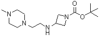 CAS#: 887580-82-7， 2-Methyl-2-propanyl 3-{[2-(4-methyl-1-piperazinyl)ethyl]amino}-1-azetidinecarboxylate