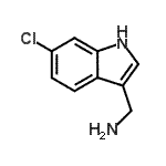 CAS#: 887581-88-6， 1-(6-Chloro-1H-indol-3-yl)methanamine
