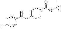 CAS#: 887582-35-6， 2-Methyl-2-propanyl 4-{[(4-fluorophenyl)amino]methyl}-1-piperidinecarboxylate