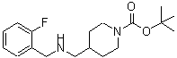 CAS#: 887582-43-6， 2-Methyl-2-propanyl 4-{[(2-fluorobenzyl)amino]methyl}-1-piperidinecarboxylate