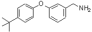 CAS 登录号：887582-95-8， 1-{3-[4-(2-甲基-2-丙基)苯氧基]苯基}甲胺