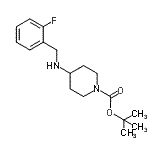 CAS#: 887583-63-3， 2-Methyl-2-propanyl 4-[(2-fluorobenzyl)amino]-1-piperidinecarboxylate