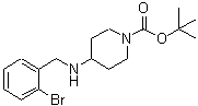 CAS#: 887583-83-7， 2-Methyl-2-propanyl 4-[(2-bromobenzyl)amino]-1-piperidinecarboxylate