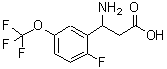 CAS#: 887583-98-4， 3-Amino-3-[2-fluoro-5-(trifluoromethoxy)phenyl]propanoic acid