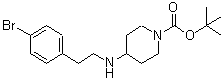 CAS#: 887584-01-2， 2-Methyl-2-propanyl 4-{[2-(4-bromophenyl)ethyl]amino}-1-piperidinecarboxylate