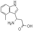 CAS#: 887584-12-5， 3-Amino-3-(4-methyl-1H-indol-3-yl)propanoic acid