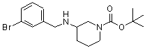 CAS#: 887584-36-3， 2-Methyl-2-propanyl 3-[(3-bromobenzyl)amino]-1-piperidinecarboxylate
