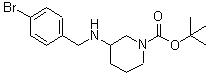 CAS#: 887584-43-2， 2-Methyl-2-propanyl 3-[(4-bromobenzyl)amino]-1-piperidinecarboxylate