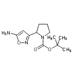 CAS#: 887586-28-9， 2-Methyl-2-propanyl 2-(5-amino-1,2-oxazol-3-yl)-1-pyrrolidinecarboxylate
