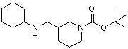 CAS#: 887586-47-2， 2-Methyl-2-propanyl 3-[(cyclohexylamino)methyl]-1-piperidinecarboxylate