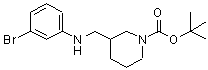 CAS#: 887587-00-0， 2-Methyl-2-propanyl 3-{[(3-bromophenyl)amino]methyl}-1-piperidinecarboxylate