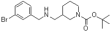 CAS 登录号：887587-16-8， 3-{[(3-溴苄基)氨基]甲基}-1-哌啶羧酸叔丁酯