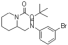 CAS#: 887587-63-5， 2-Methyl-2-propanyl 2-{[(3-bromophenyl)amino]methyl}-1-piperidinecarboxylate