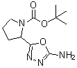 CAS#: 887587-93-1， 2-Methyl-2-propanyl 2-(5-amino-1,3,4-oxadiazol-2-yl)-1-pyrrolidinecarboxylate