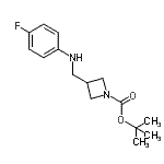 CAS#: 887590-04-7， 2-Methyl-2-propanyl 3-{[(4-fluorophenyl)amino]methyl}-1-azetidinecarboxylate