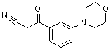 CAS#: 887591-28-8， 3-[3-(4-Morpholinyl)phenyl]-3-oxopropanenitrile