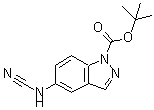 CAS#: 887594-17-4， 2-Methyl-2-propanyl 5-(cyanoamino)-1H-indazole-1-carboxylate