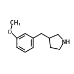 CAS#: 887594-85-6， 3-[(3-methoxyphenyl)methyl]pyrrolidine