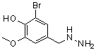 CAS#: 887595-57-5， 2-Bromo-4-(hydrazinomethyl)-6-methoxyphenol