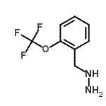 结构式 CAS# 887595-82-6, [2-(三氟甲氧基)苄基]肼